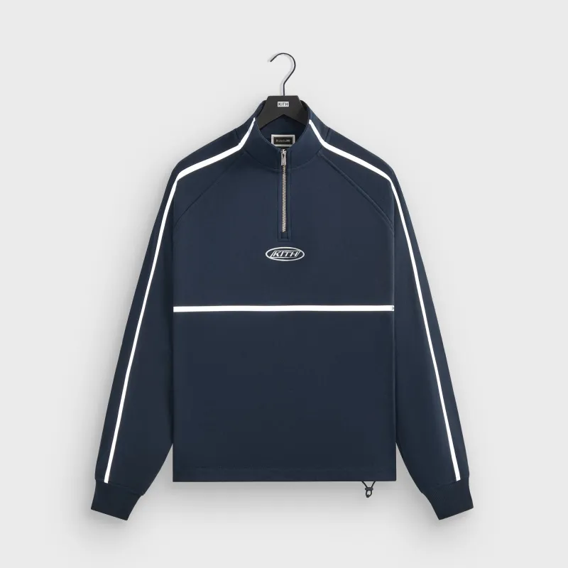 Kith for Columbia Reflective Funnel Neck Quarter Zip - Nocturnal sold by Kith