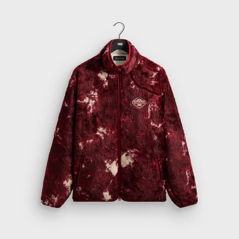 Kith for Columbia Ice Dye Sherpa Harper Jacket - Verge sold by Kith