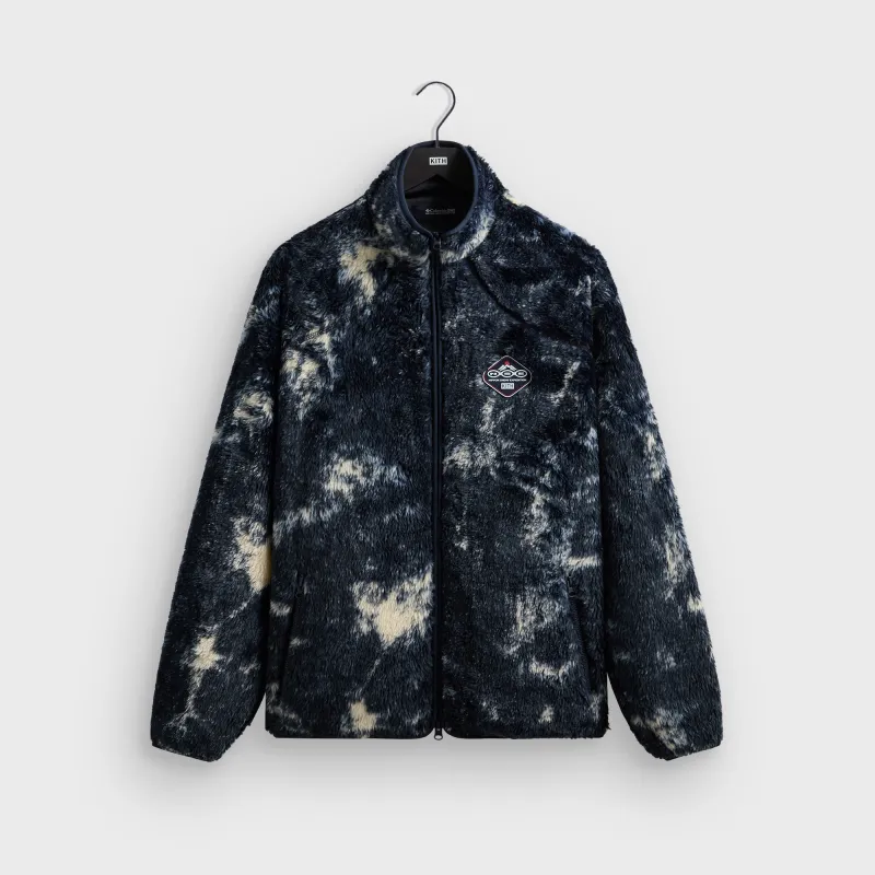 Kith for Columbia Ice Dye Sherpa Harper Jacket - Nocturnal sold by Kith