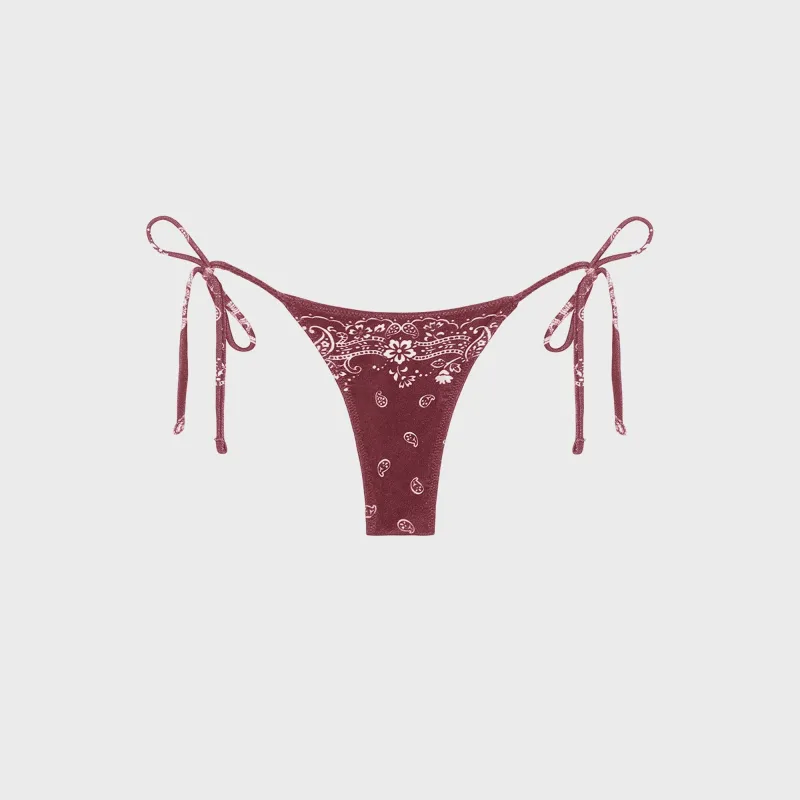 TROPIC OF C Praia Bottom -  Hibiscus Bandana sold by Kith