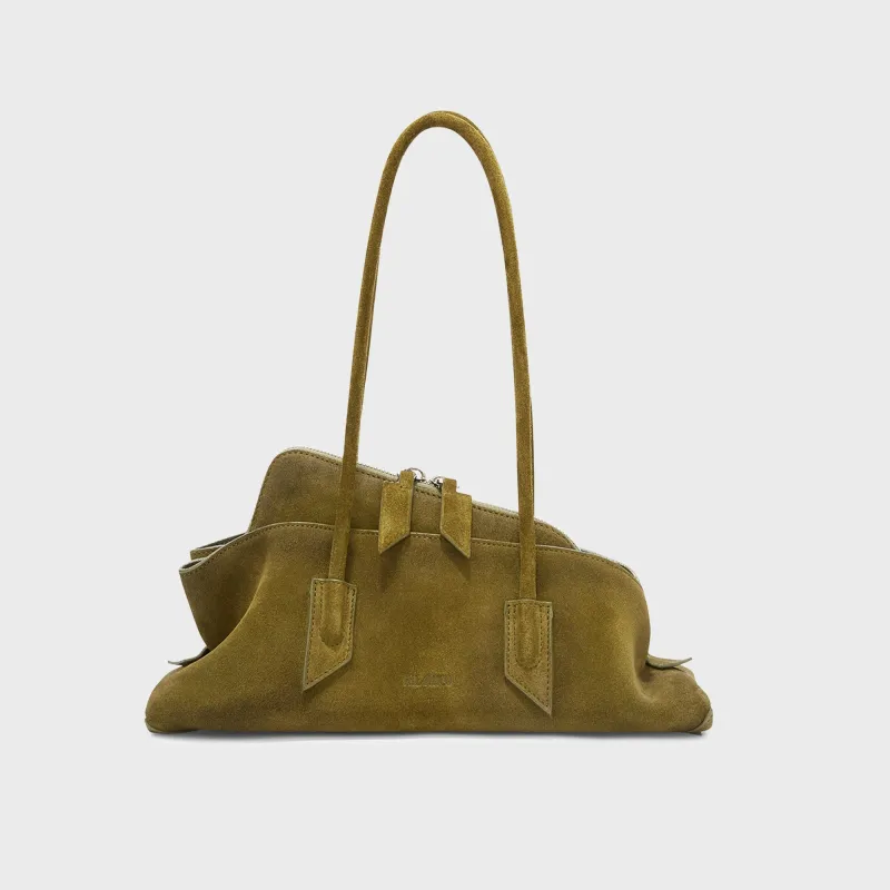 The Attico La Passeggiata Small Top Handle Bag - Khaki sold by Kith