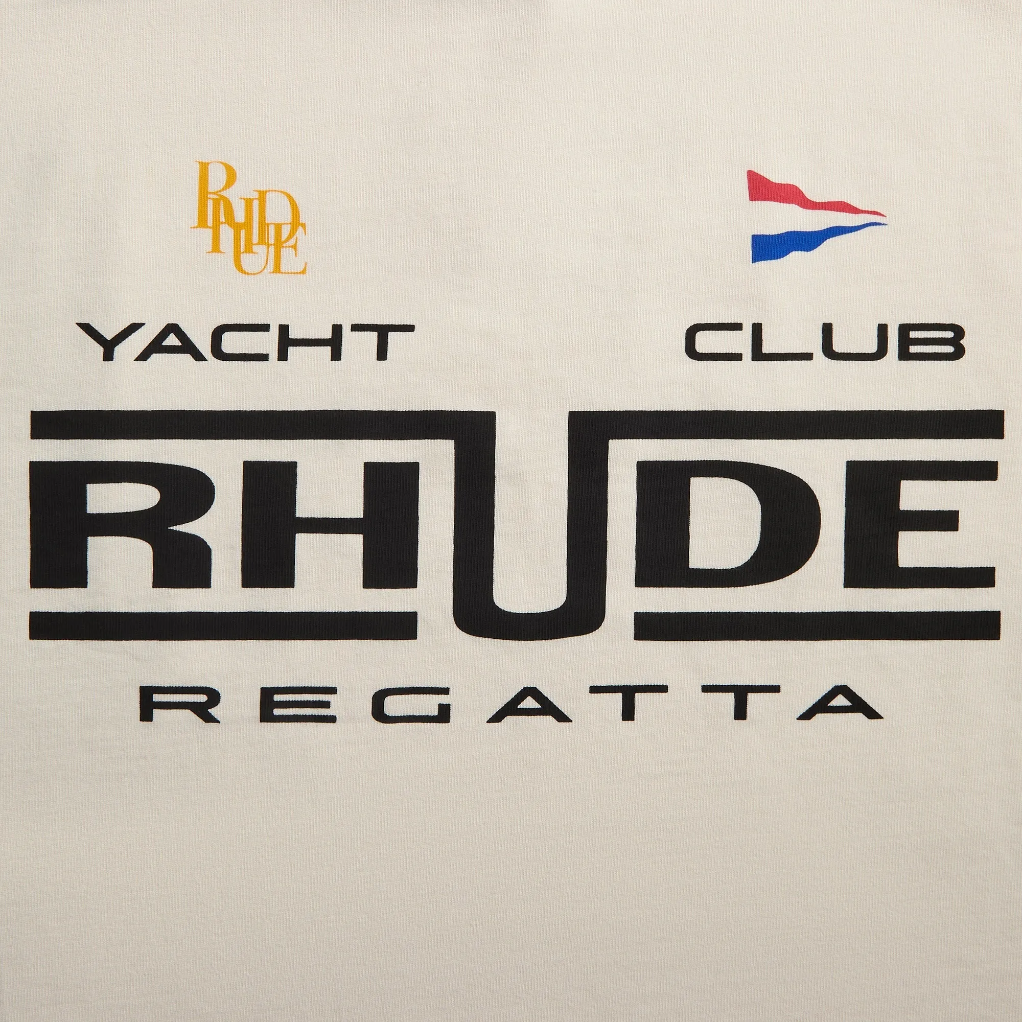Rhude Virgin Islands Script Tee - Vintage White / Black / Green sold by Kith product image thumbnail 3