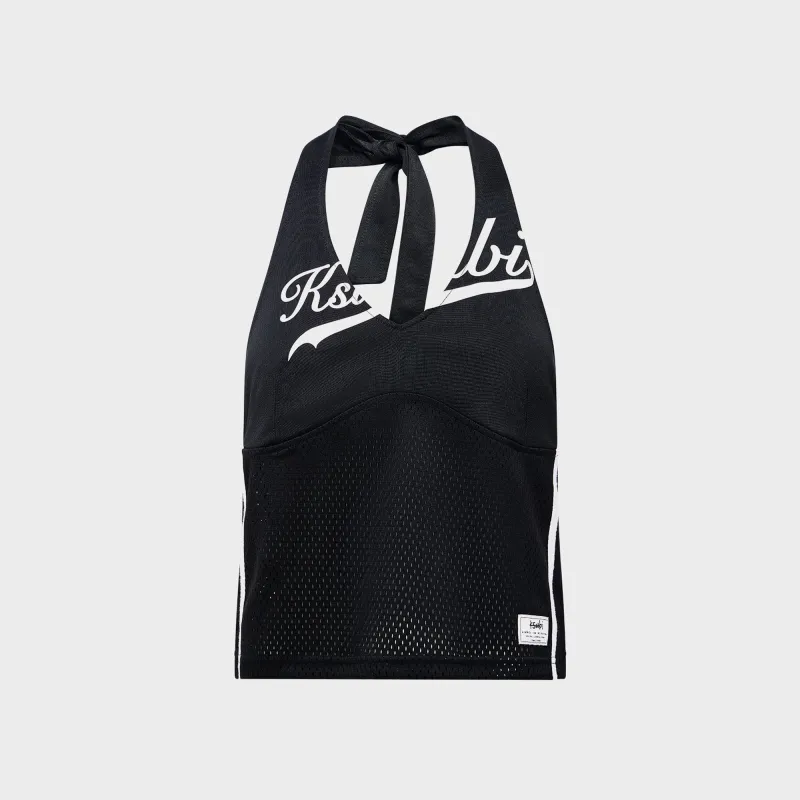 Ksubi Playoff Halter Jersey Top - Black sold by Kith