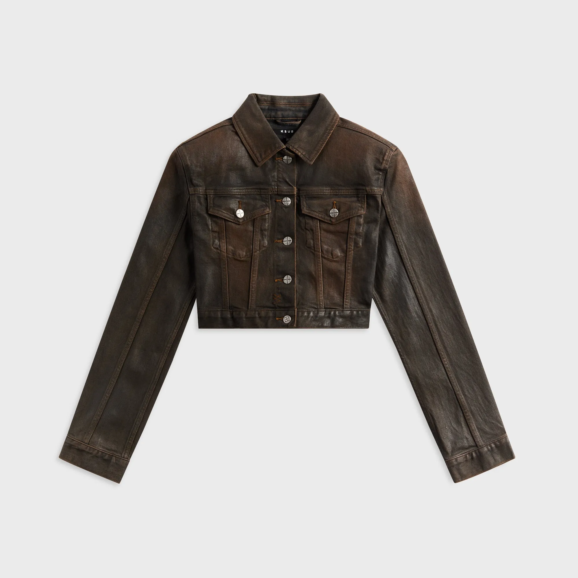 Ksubi Define Tucker Greased Jacket - Brown sold by Kith