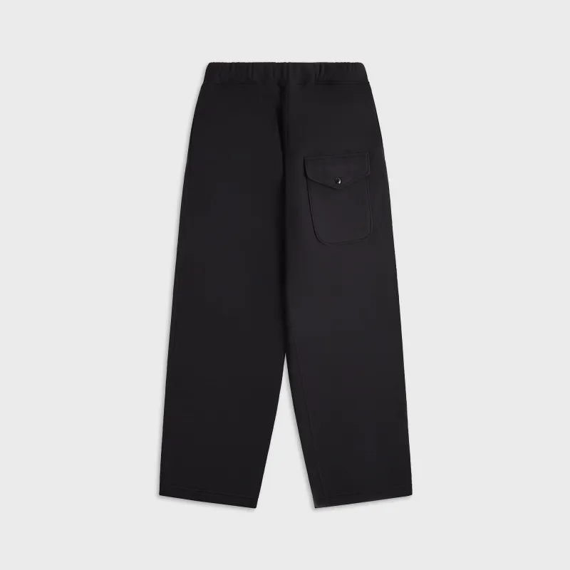 Engineered Garments Workaday Cotton Heavy Fleece Sweatpant - Black sold by Kith