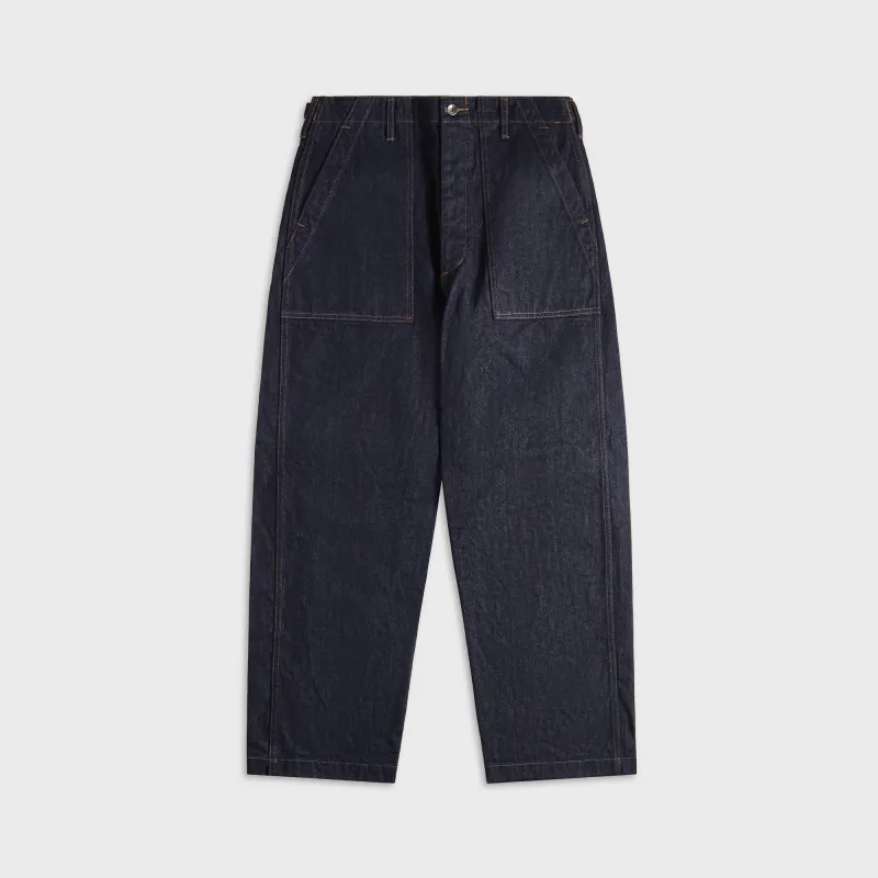 Engineered Garments Workaday 12oz Cone Denim Fatigue Pant - Indigo sold by Kith