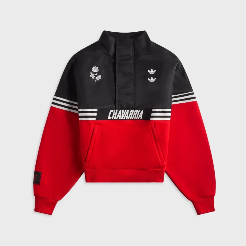 adidas x Willy Chavarria Gomez Pullover Sweater - Black / Red sold by Kith