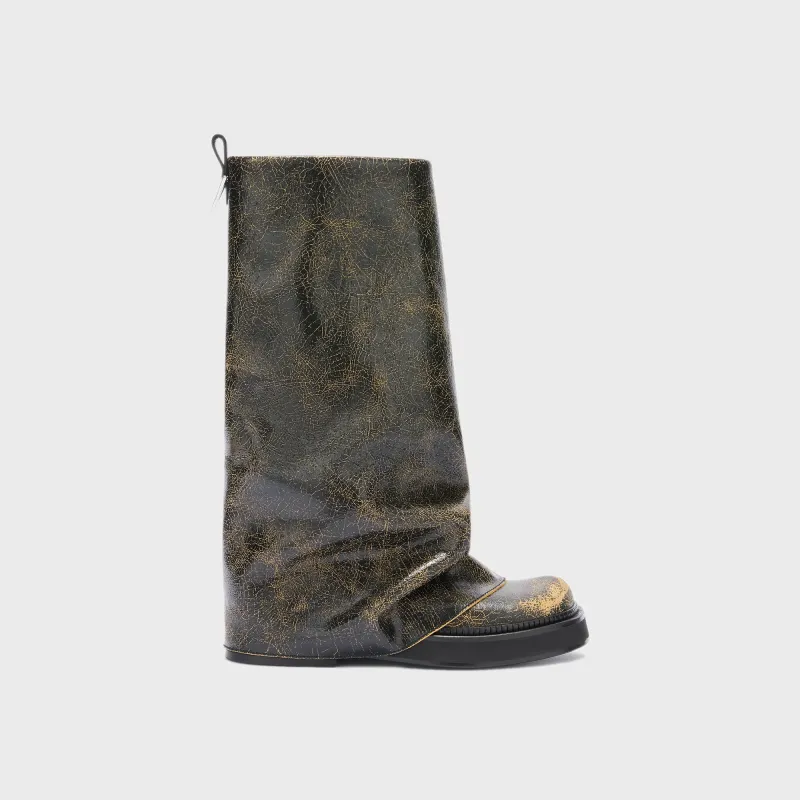 The Attico Robin Combat Boot - Brown sold by Kith