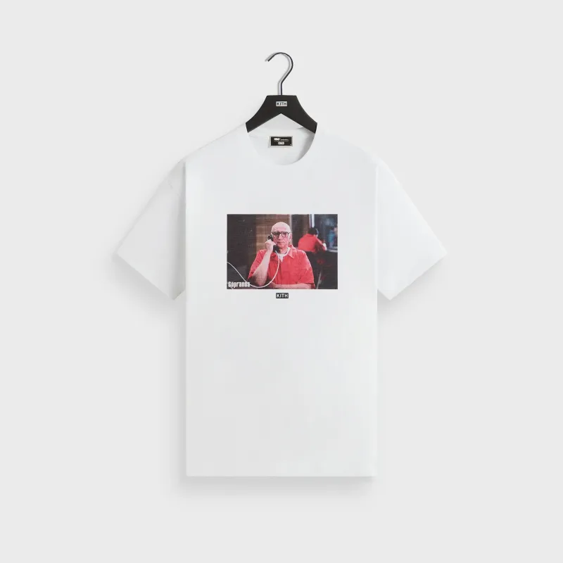 Kith for The Sopranos Uncle Junior Vintage Tee - White sold by Kith
