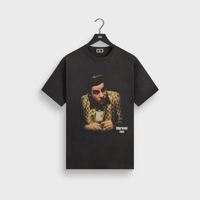 Kith for The Sopranos Silvio Vignette Vintage Tee - Black sold by Kith
