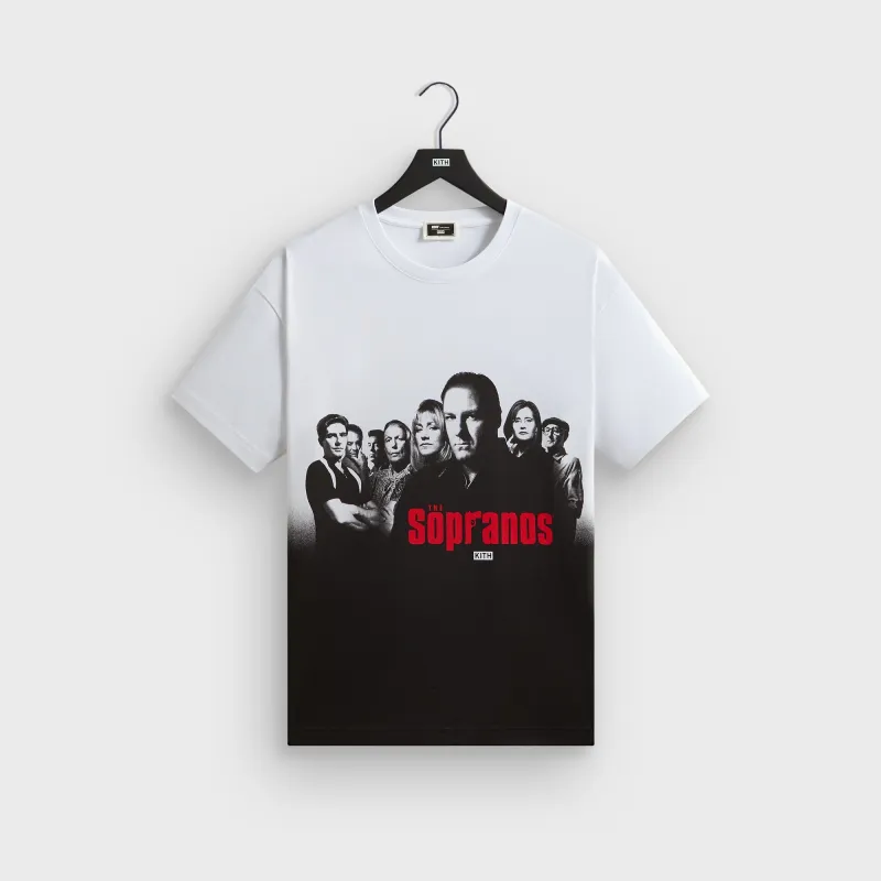 Kith for The Sopranos Ombre Poster Vintage Tee - White sold by Kith