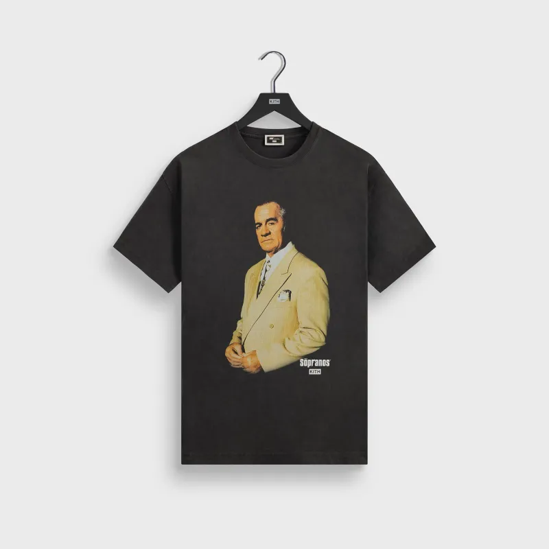 Kith for The Sopranos Paulie Vignette Vintage Tee - Black sold by Kith