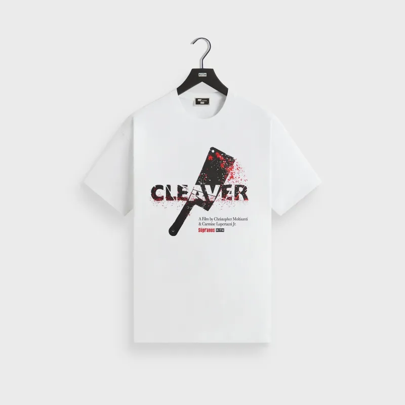 Kith for The Sopranos Cleaver Vintage Tee - White sold by Kith