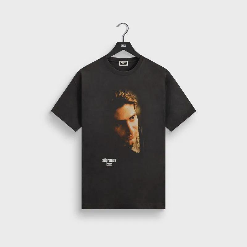 Kith for The Sopranos Christopher Vignette Vintage Tee - Black sold by Kith