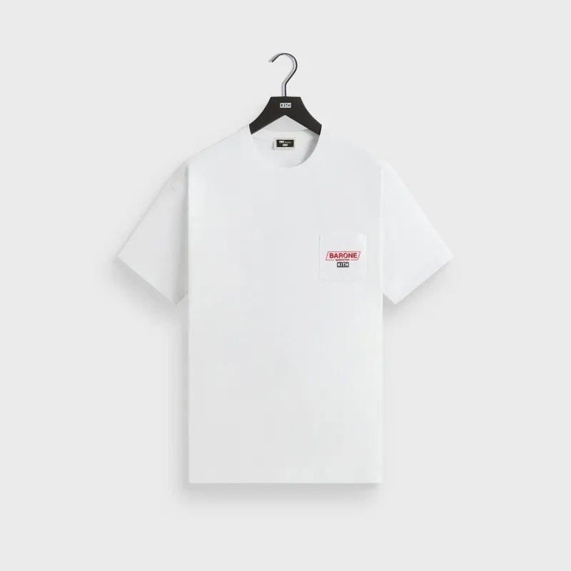 Kith for The Sopranos Barone Sanitation Vintage Tee - White sold by Kith
