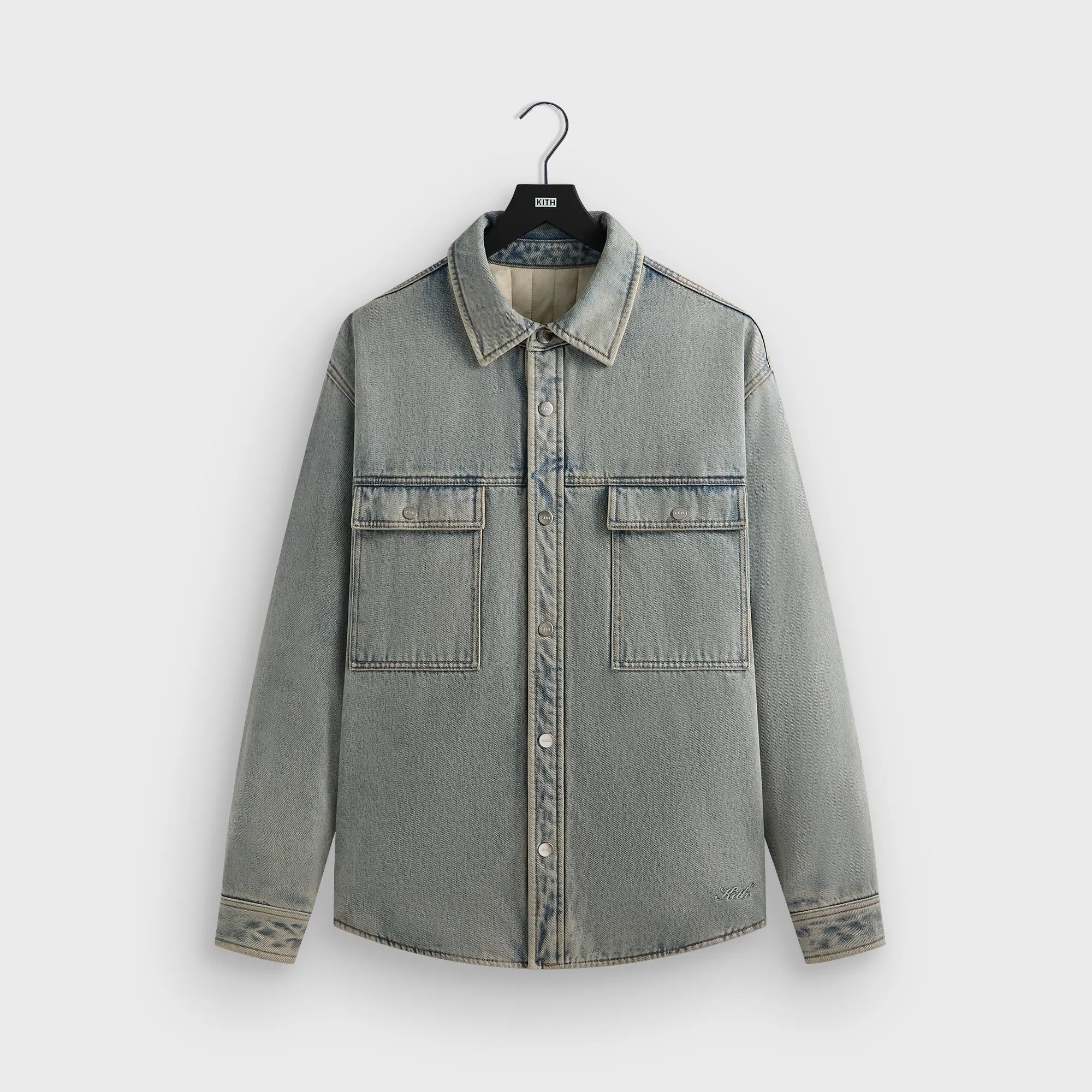 Kith Denim Apollo Shirt Jacket - Cameron Wash sold by Kith
