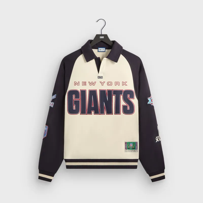 Kith for the NFL New York Giants Vintage Rugby - Sandrift sold by Kith