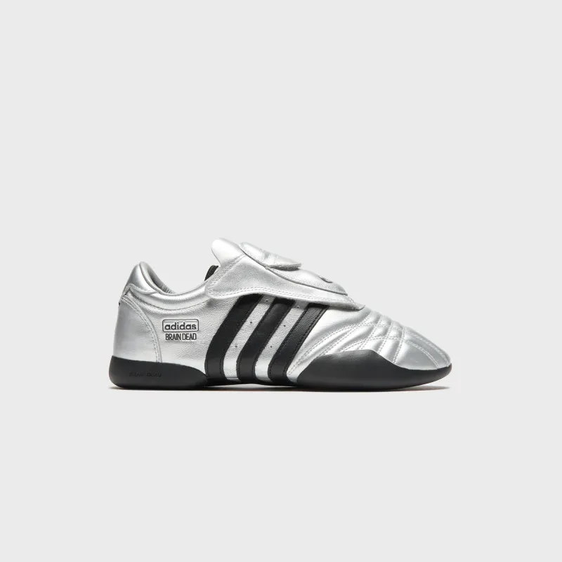 adidas x Brain Dead Taekwondo - Silver Metallic / Core Black / Cloud White sold by Kith
