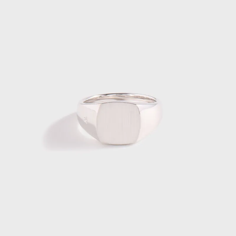 Tom Wood Kay Satin Ring - Silver sold by Kith
