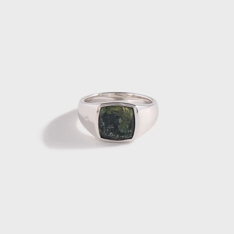 Tom Wood Kay Kambaba Jasper Ring - Silver sold by Kith