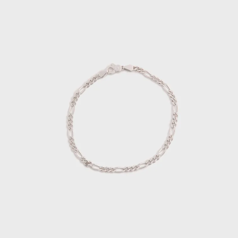 Tom Wood Bo Medium Silver 8.3 Bracelet - Silver sold by Kith