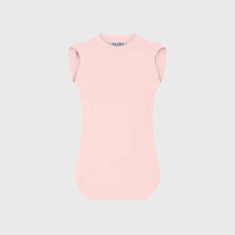 The Attico Tank Top - Rose sold by Kith