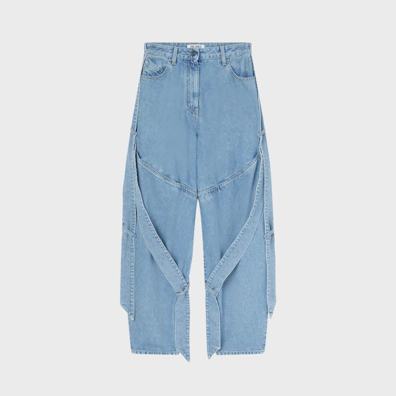 The Attico Long Pant - Sky Blue sold by Kith