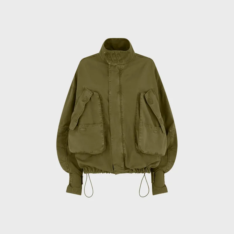 The Attico Bomber - Military Green sold by Kith