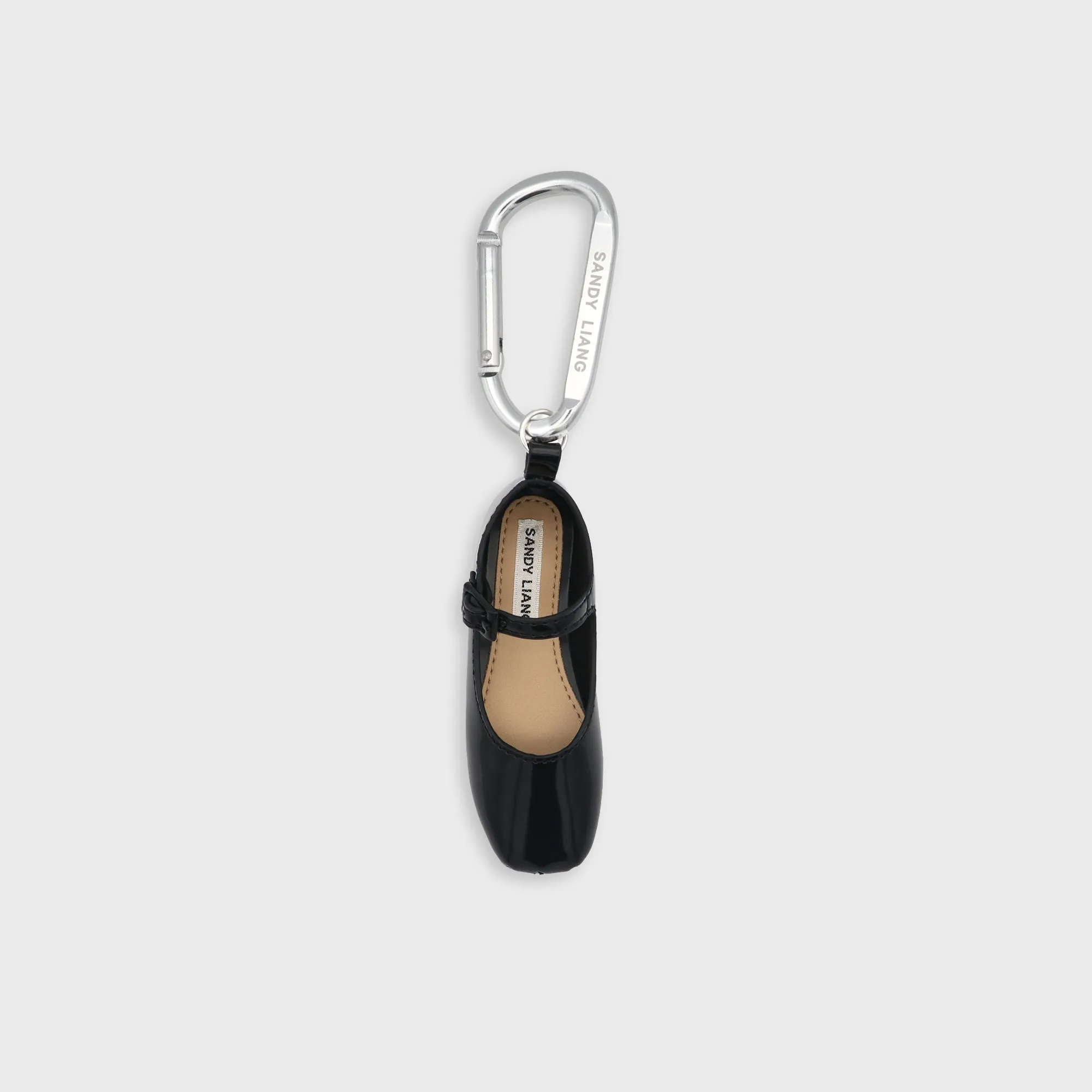 Sandy Liang Mary Jane Pointe Bag Charm - Black sold by Kith
