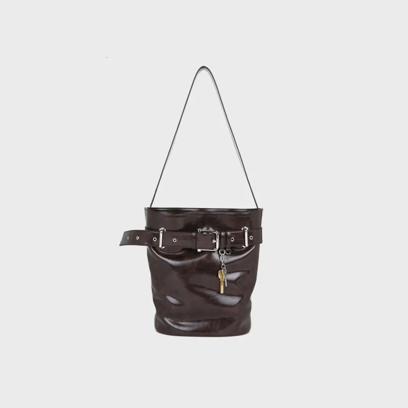 Osoi Bucket Brocle Bag - Wood Brown made by OSOI
