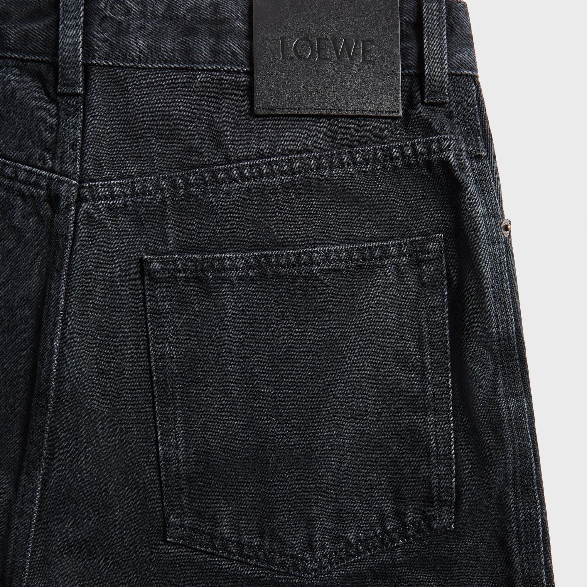 Loewe Anagram Baggy Jeans - Black sold by Kith product image thumbnail 3
