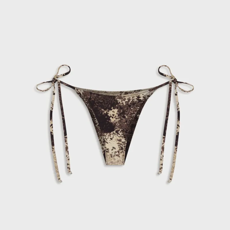 Frankies Bikinis Mackenzie Bottom - Saddle Up sold by Kith