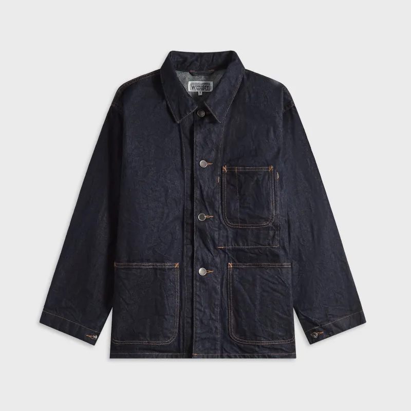 Engineered Garments Workaday 12oz Cone Denim Utility Jacket  - Indigo made by Engineered Garments
