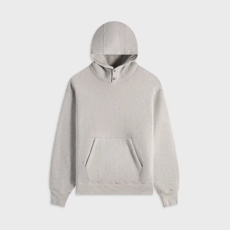 Engineered Garments Workaday Sweat Hoodie - Heather Grey sold by Kith