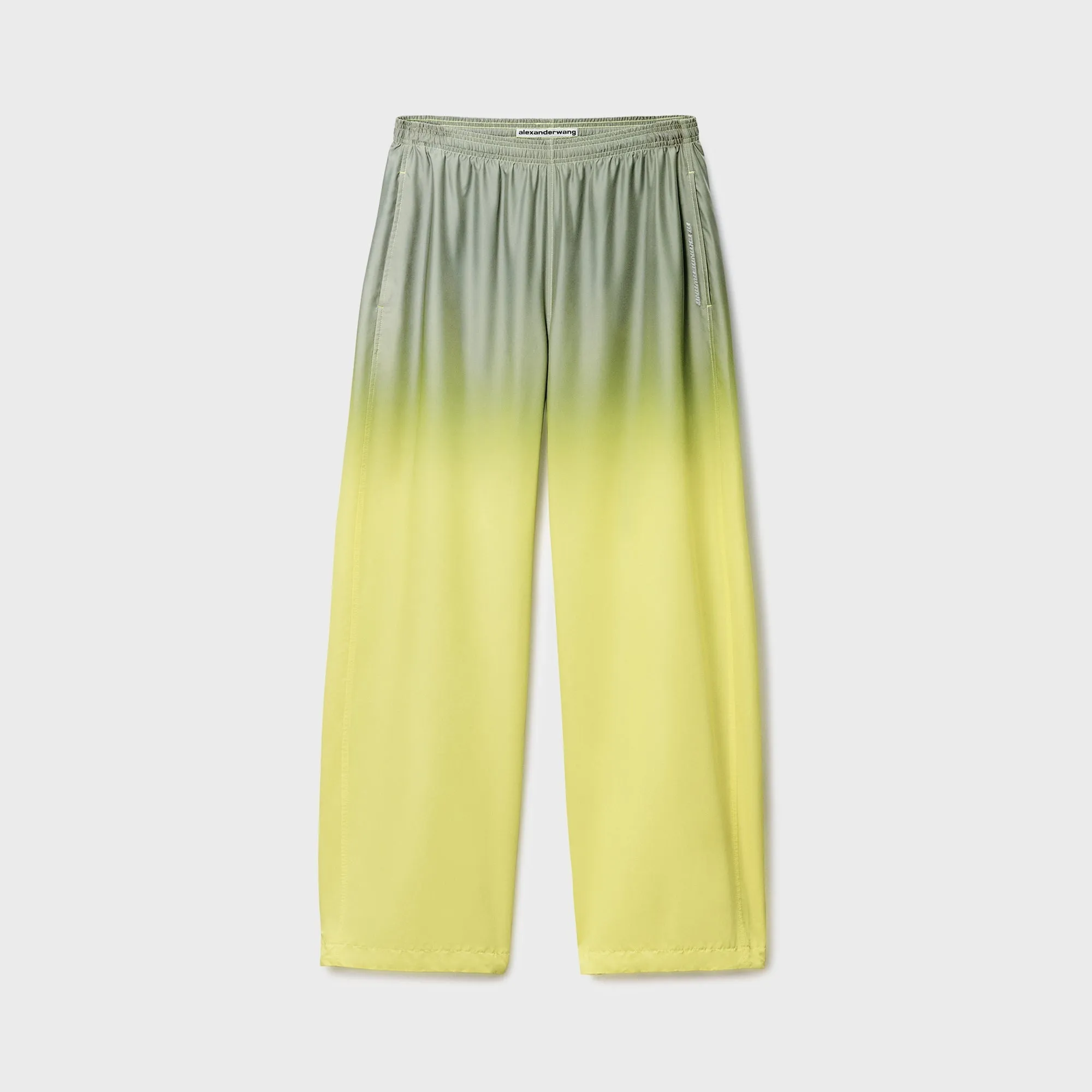 Alexander Wang Reflective Mid Rise Track Pant - Yellow sold by Kith product image thumbnail 2