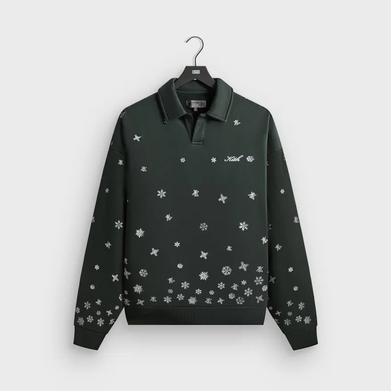 Kithmas Snowflakes Nelson Rugby Pullover - Stadium sold by Kith