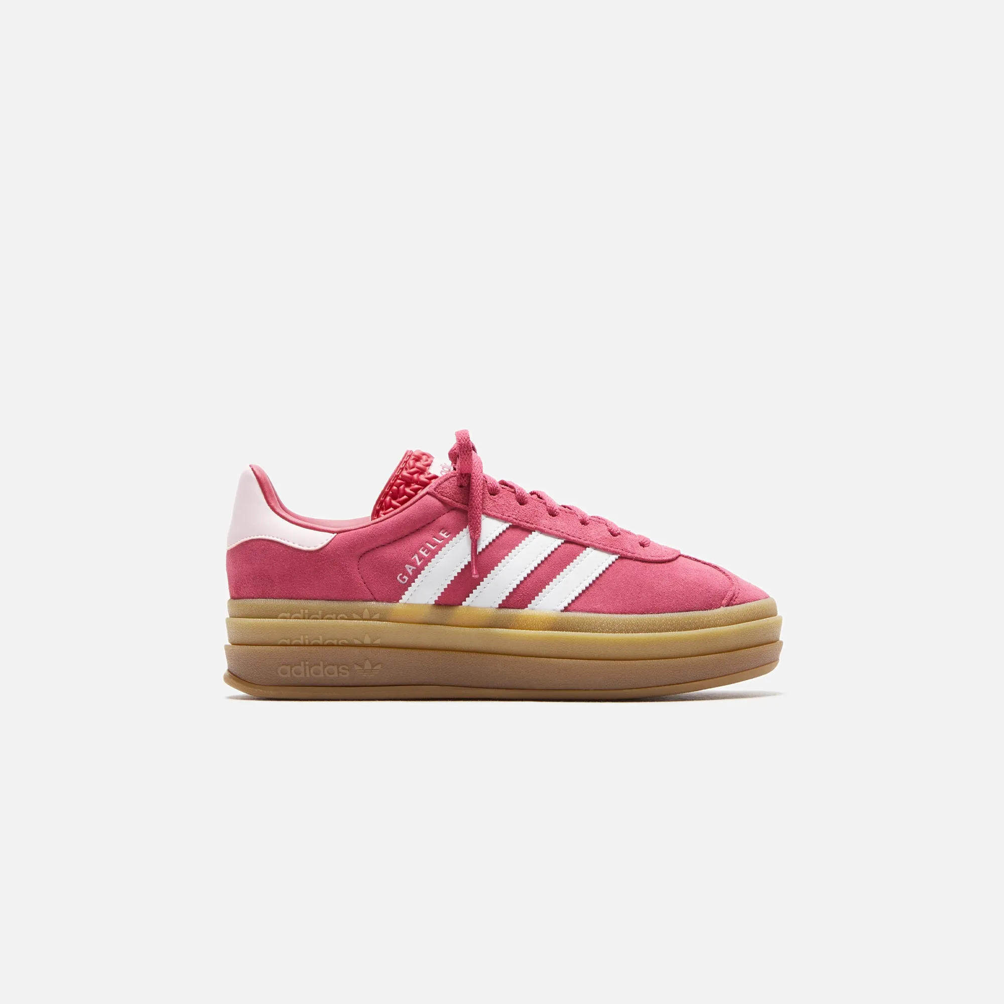 Adidas WMNS Gazelle Bold - Wild Pink / White / Clear Pink sold by Kith