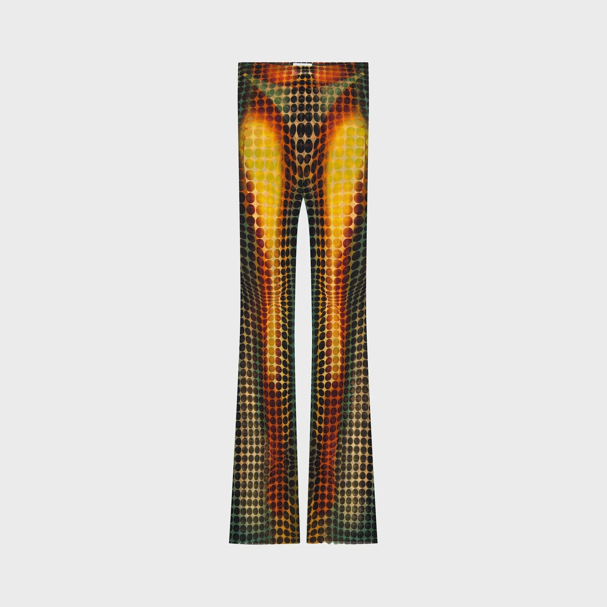 Jean Paul Gaultier Re-Edition Flare Trousers - Orange Multi sold by Kith