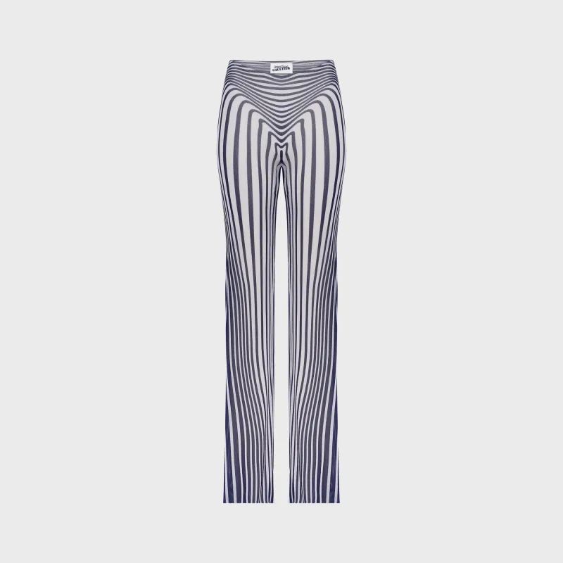 Jean Paul Gaultier Re-Edition Flare Trousers - Morphing Stripes made by Jean Paul Gaultier