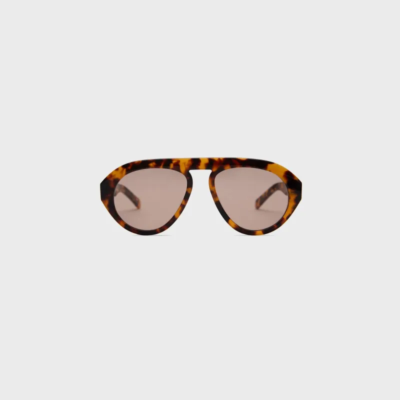 Elisa Johnson Val Sunglasses - Brown Tortoise sold by Kith