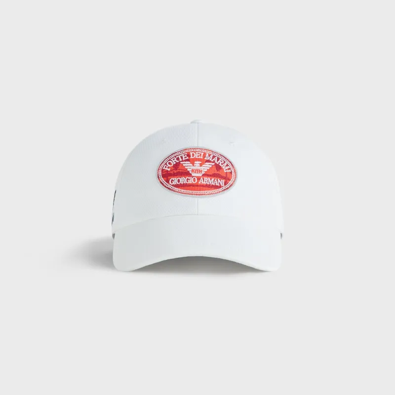 Giorgio Armani & Kith Forte dei Marmi Classic Cap - White made by Kith