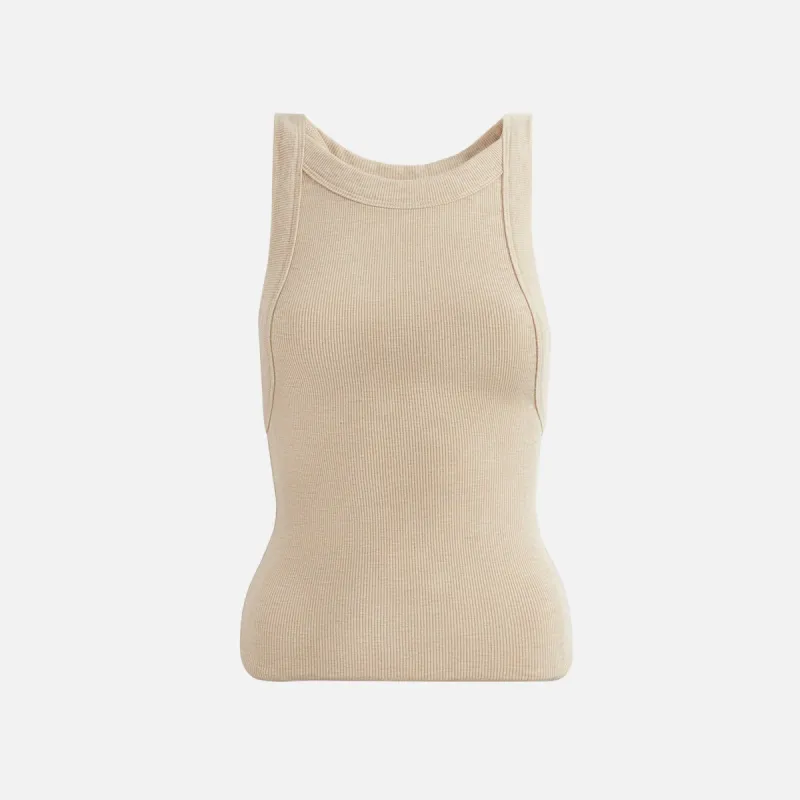 The Line by K Ximeno Tank - Beige Melange sold by Kith