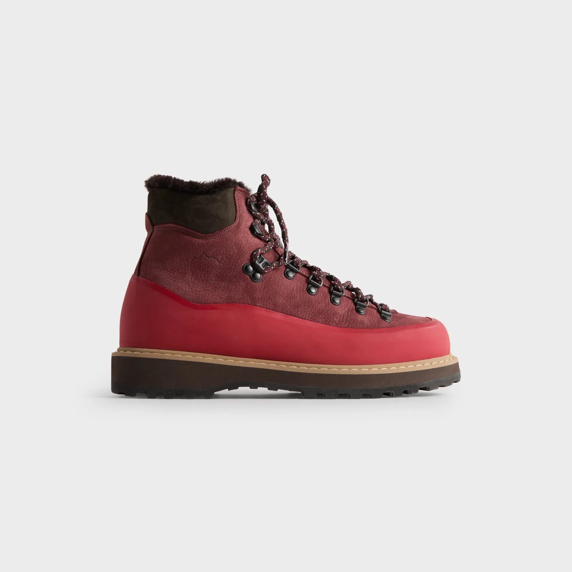 Ronnie Fieg for Diemme Roccia Vet Gomma Shearling - Bordeaux sold by Kith
