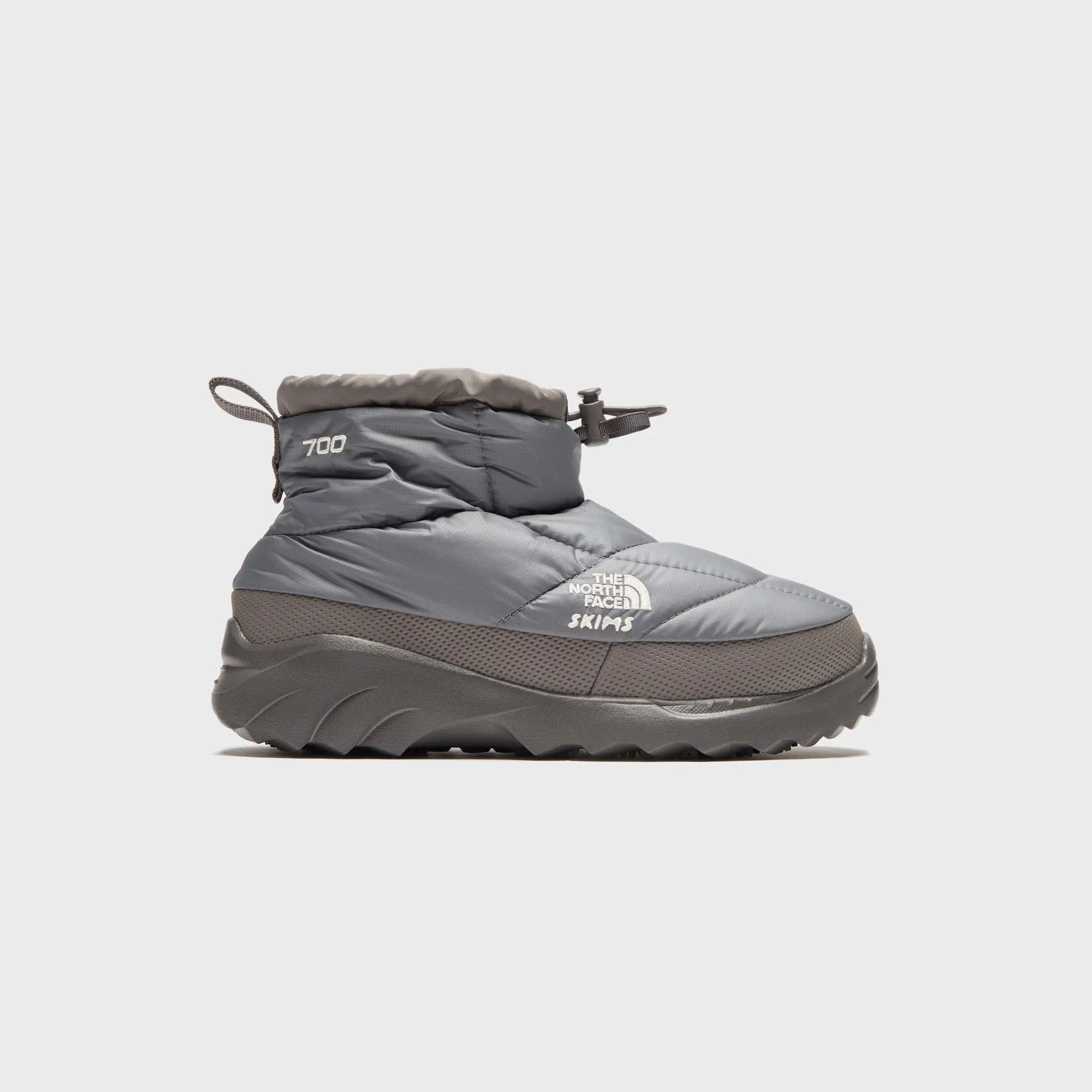 The North Face x SKIMS Nuptse Traction Chukka - Gunmetal sold by Kith
