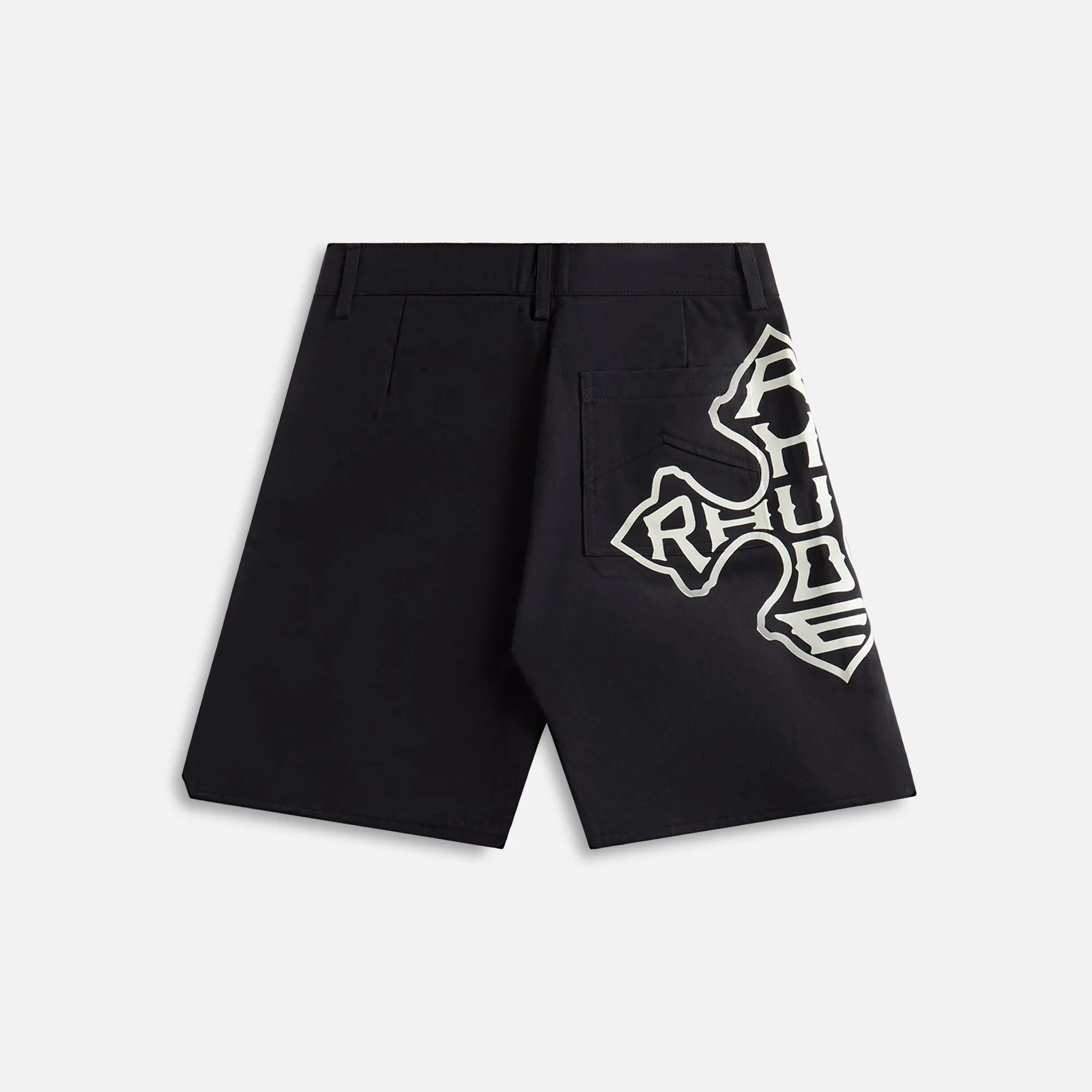 Rhude Cross Logo Twill Short - Black sold by Kith product image thumbnail 2