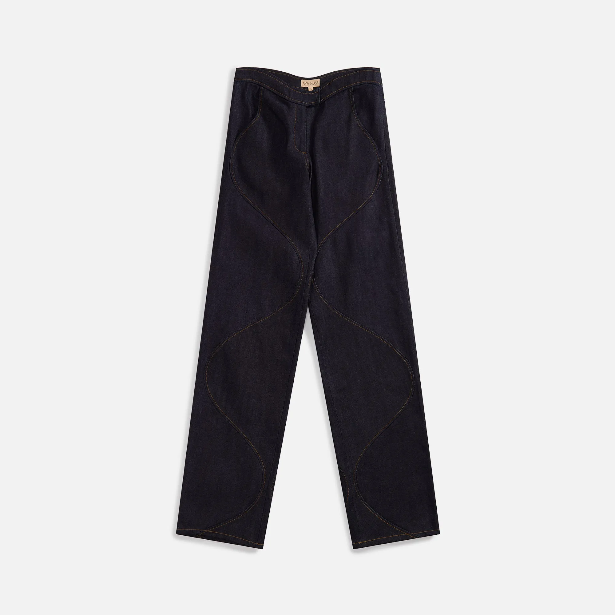 Aya Muse Hyn Pant Denim - Black sold by Kith