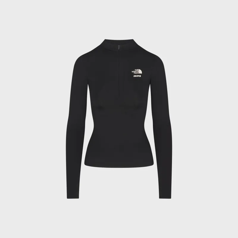 The North Face x SKIMS Refina Long Sleeve Top - Onyx sold by Kith