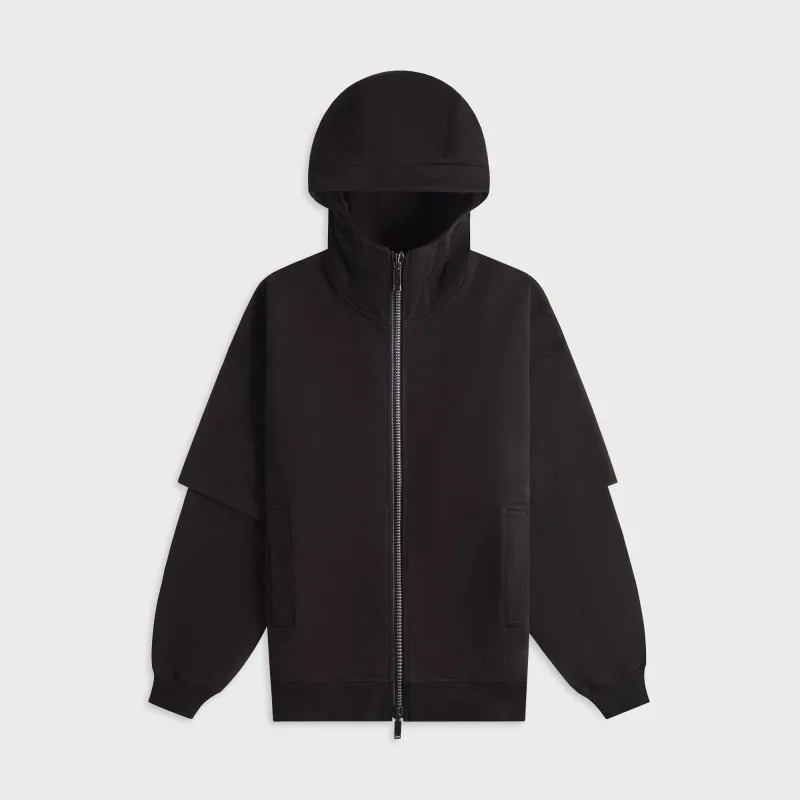Maharishi 7131 Kimono Hooded Sweat - Black made by Maharishi