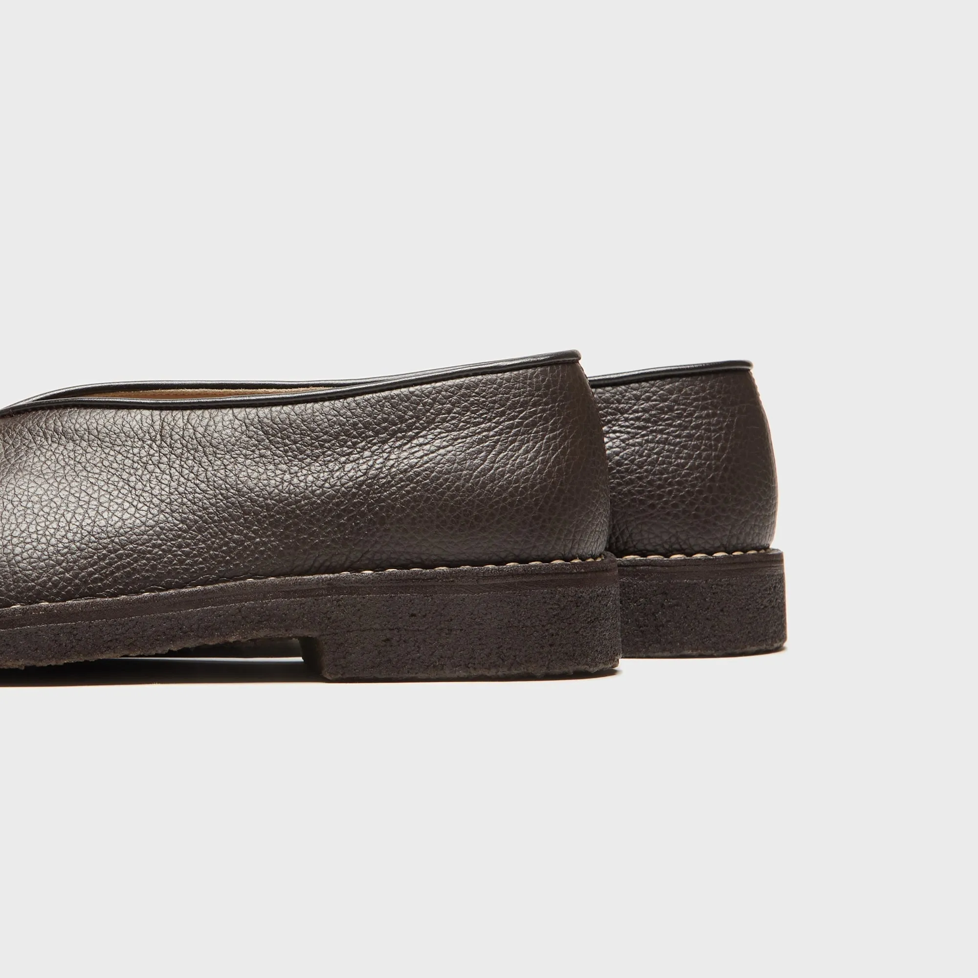 Lemaire Piped Crepe Slippers - Dark Brown sold by Kith product image thumbnail 3