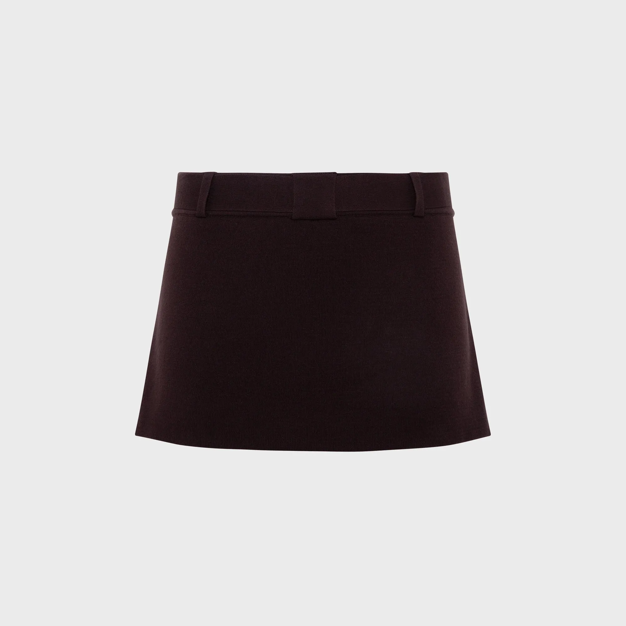 Siedres Jasmy Mini Knit Skort - Brown sold by Kith